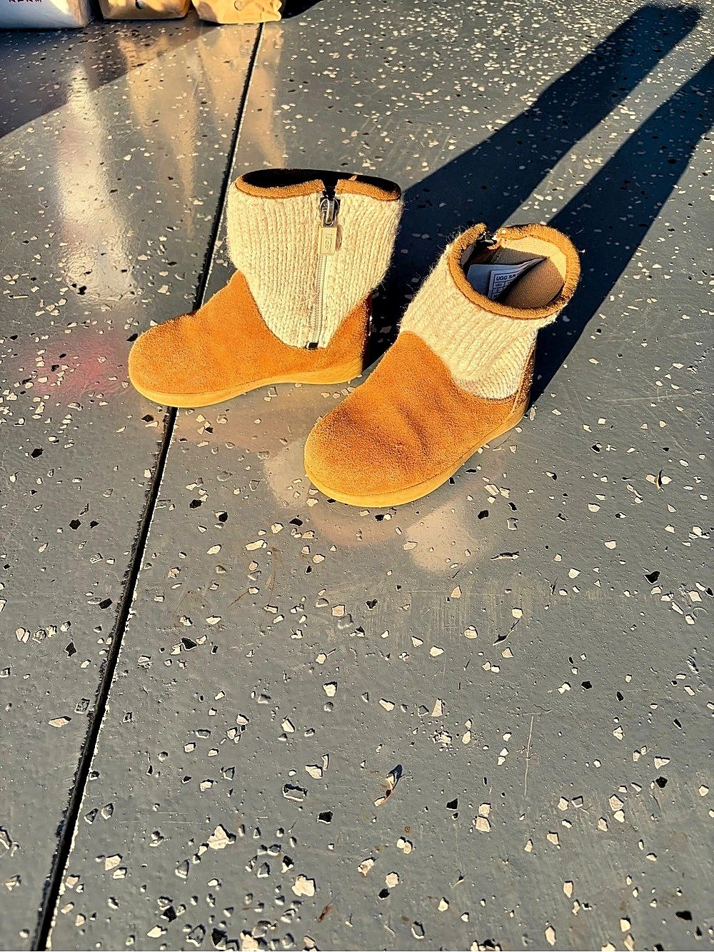 UGG Toddler Chestnut Short
Knit Ankle Boots
